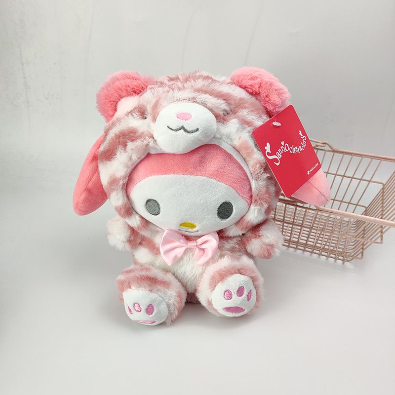 MAINAN BONEKA KUROMI MELODY HELLO KITTY CINNAMOROLL POMPOMPURIN PURIN KOSTUM TIGER HARIMAU