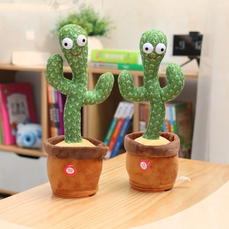 Dancing Cactus Squid Game Spiderman Boneka Mainan Kaktus Goyang Joget Peniru Rekam Suara Viral Tiktok Promo