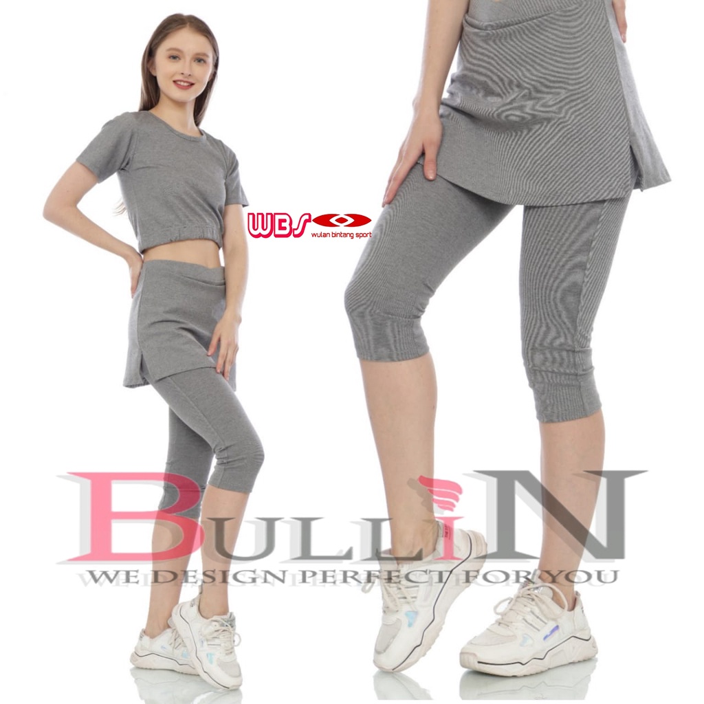 Celana senam rok pendek jumbo / Celana olahraga wanita