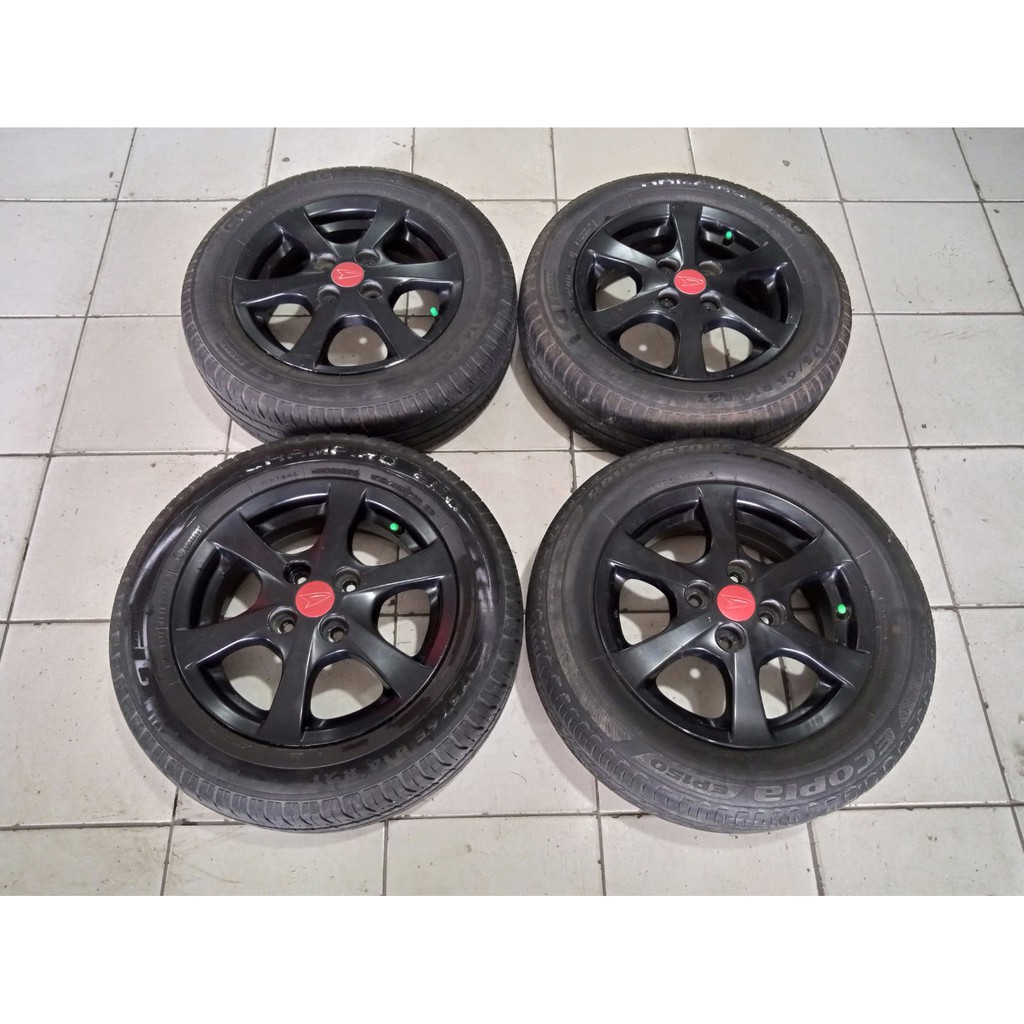 Velg Bekas Oem Ayla Ring 14 Black Pcd 4x100