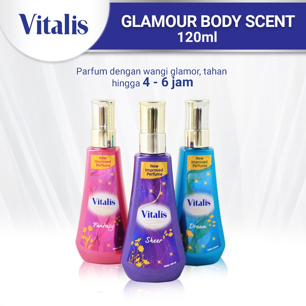 Vitalis Body Scent Glamour | Parfum Wanita 120Ml