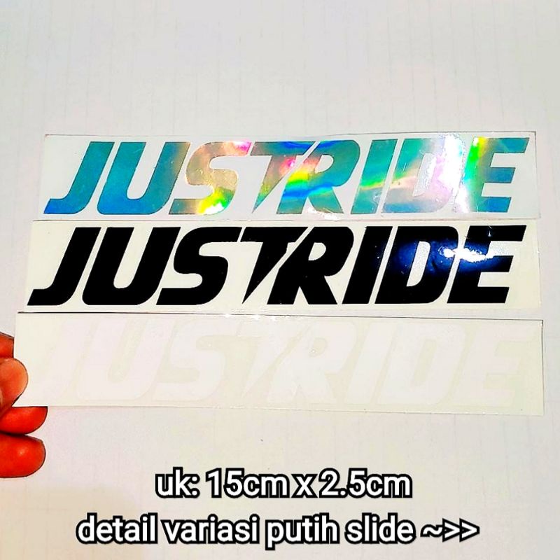 sticker cutting JUSTRIDE