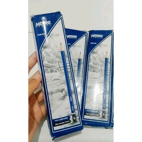

1 Pack Pensil 2B M2000 Warna Hijau dan Biru