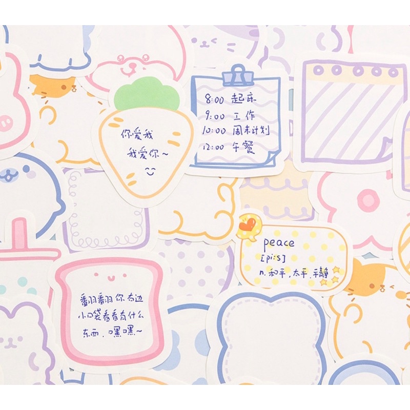 KENSHO Sticky Notes Karakter Lucu isi 90 Lembar Import Korea / Stick Note / Sticker Memo Tempel Penanda