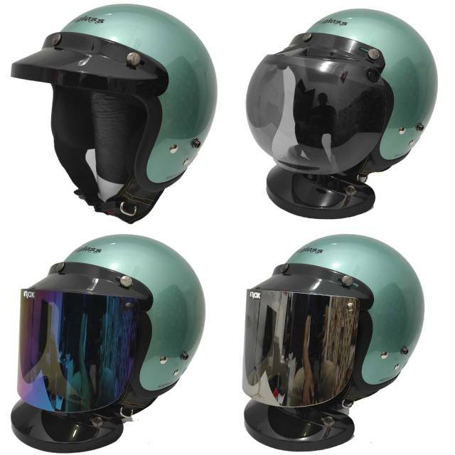 Helm Cargloss Original Retro JZ Green