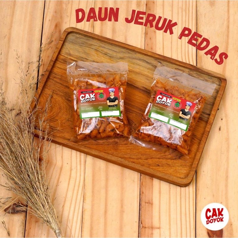 

Makaroni Cak Doyok 35 Gram - Daun Jeruk Pedas