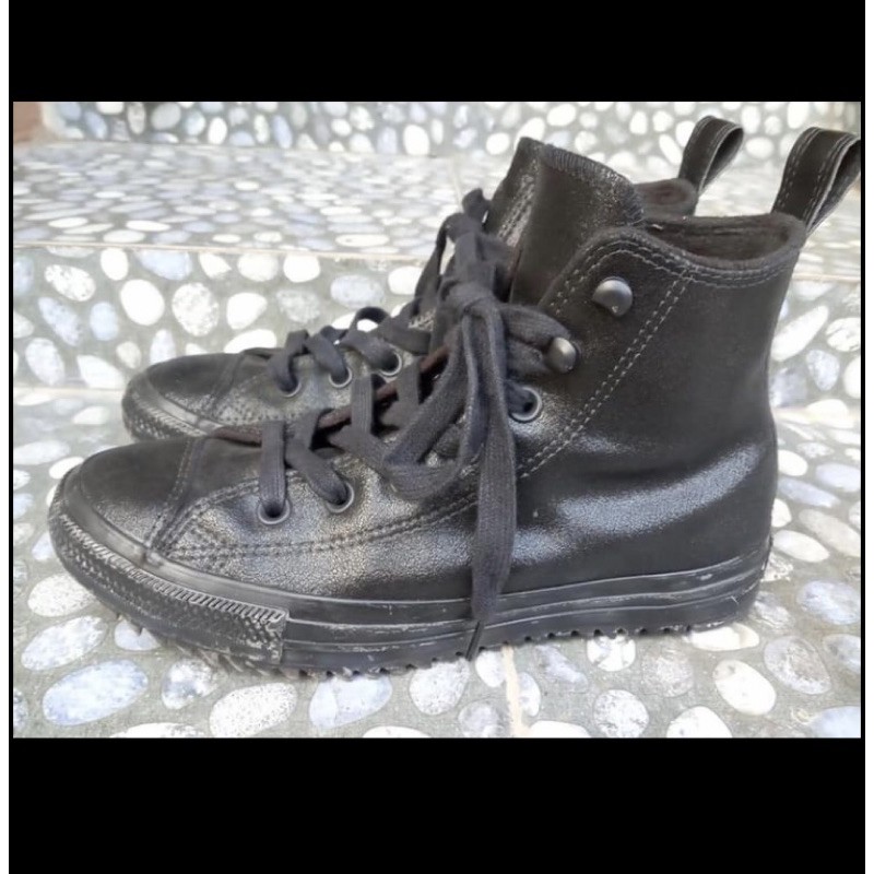 converse hiker leather high