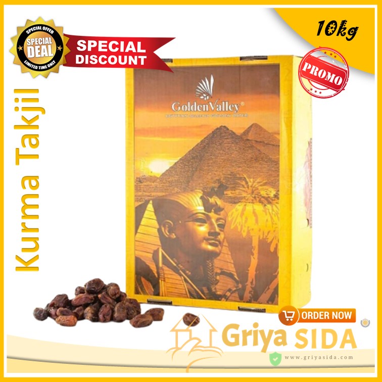 

kurma mesir golden valley 10kg Kurma Mesir Madu 10KG BPOM Original PROMO!