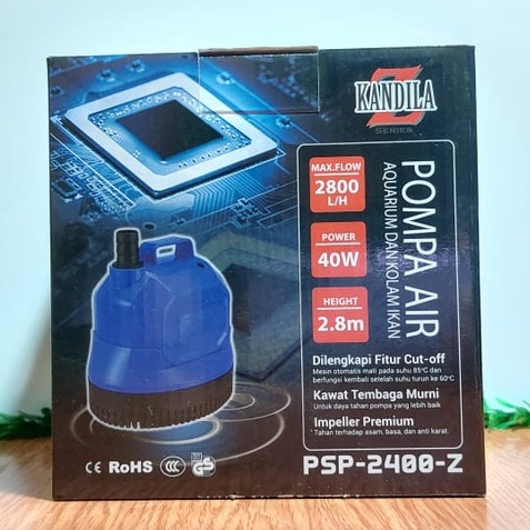 POMPA AIR CELUP KOLAM IKAN AQUARIUM KANDILA POMPA KANDILA PSP 2400Z