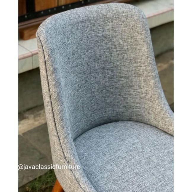 KURSI MAKAN MODERN JOK MINIMALIS RETRO KAYU JATI TERBARU , FURNITURE JEPARA MEUBEL-2