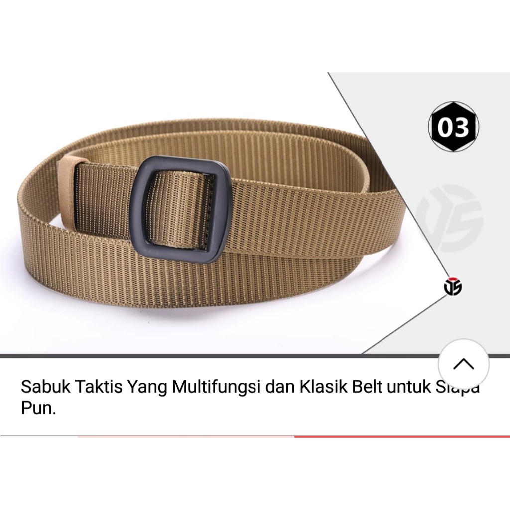 Gesper Pria Ikat Pinggang Pria Ikat Pinggang Kepala Besi Kopel Ikat Pinggang Tactical Simple Gesper Sabuk Pria Ikat Pinggan Kanvas