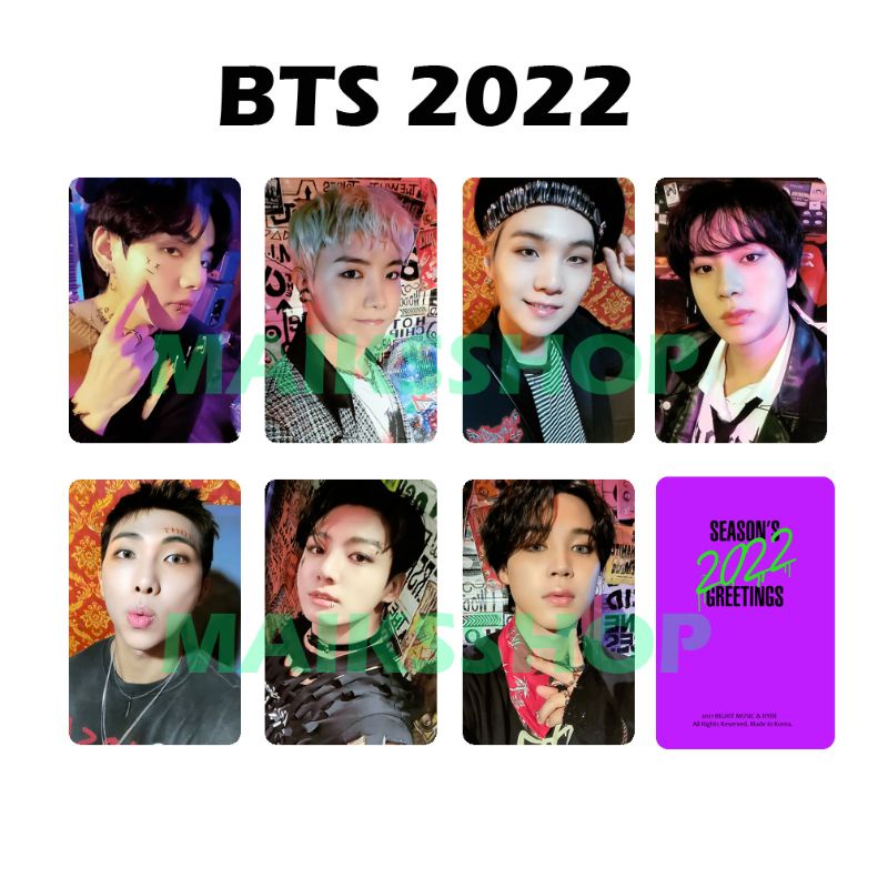 BTS 2022 Season Greeting Photocard Kpop