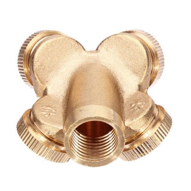 Alat Penyiram Taman Sprinkler Spray Nozzle Air Irigasi Taman Copper 4 Holes