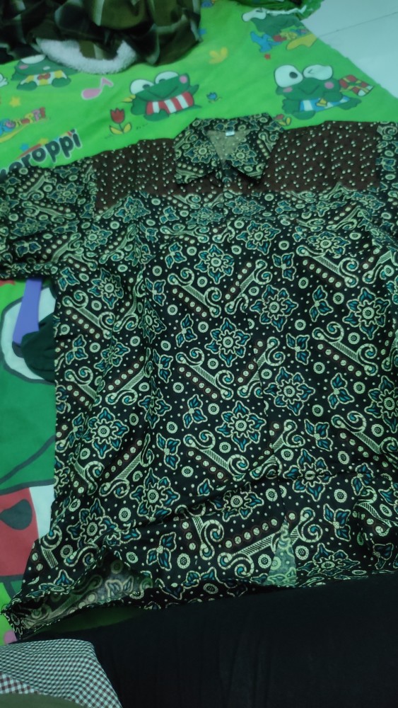 Bswart Batik Hrb026 Kenongo Hem Pendek Padi Pekalongan M L Xl Xxl Batik Pria Murah Modern Grosir