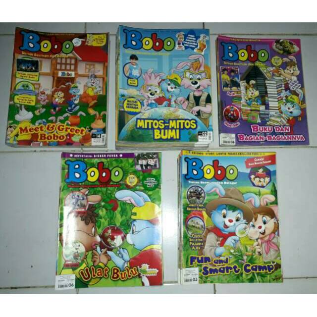 Majalah Bobo Edisi 2008-2012 (No Plastik + No Hadiah)