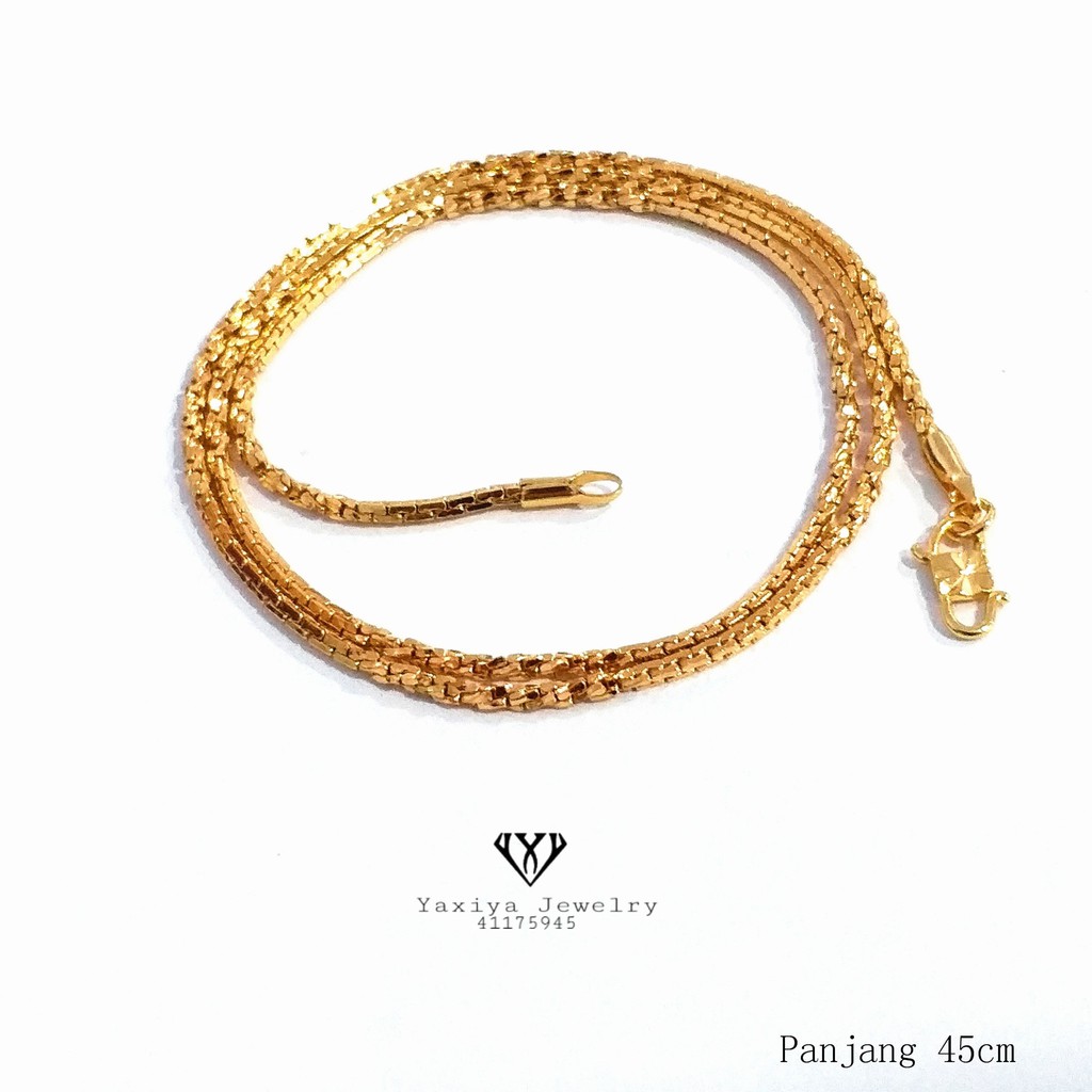 

Kalung Perhiasan Imitasi Gold Yaxiya Jewelry 41175945