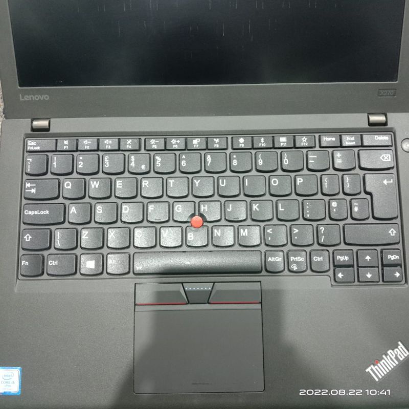 Laptop Lenovo x270 core i5 gen 6 Ram 8gb ssd 256gb