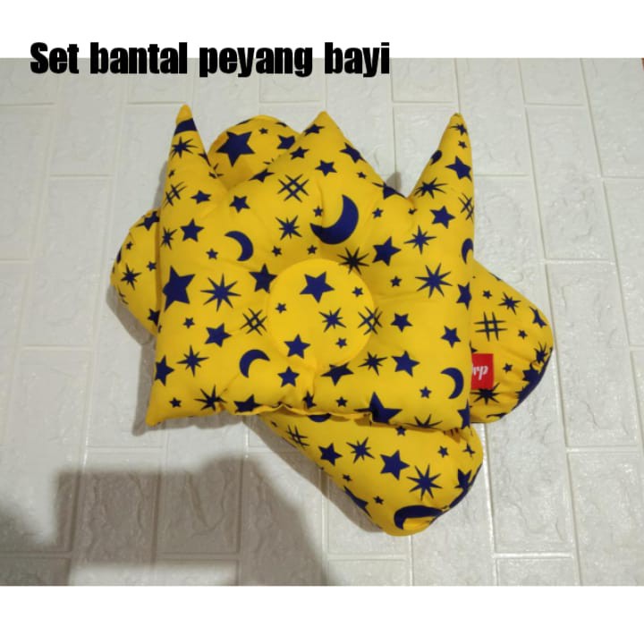 set bantal bayi dapat 2 guling 1 bantal