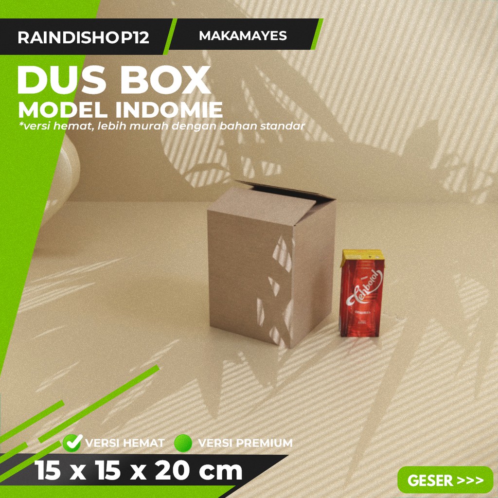 

BOX 15 X 15 X 20 CM KARDUS KOTAK KEMASAN PACKAGING KADO POLOS