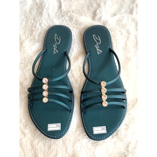 Sendal wanita  flat shoes  selop mewah  DUSHI TA27 Shopee 