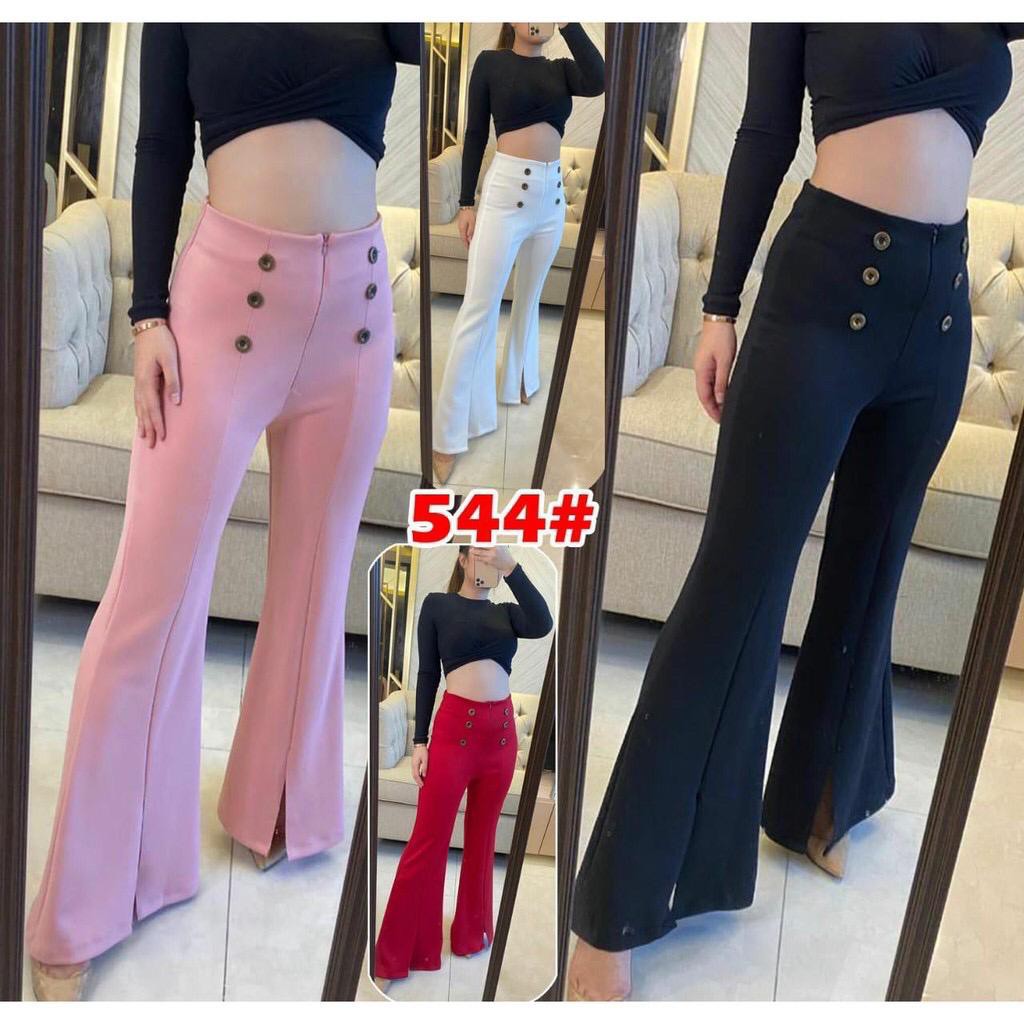 celana fashion scuba/ celana panjang kancing/ celana korean style Jessica Collection 544#