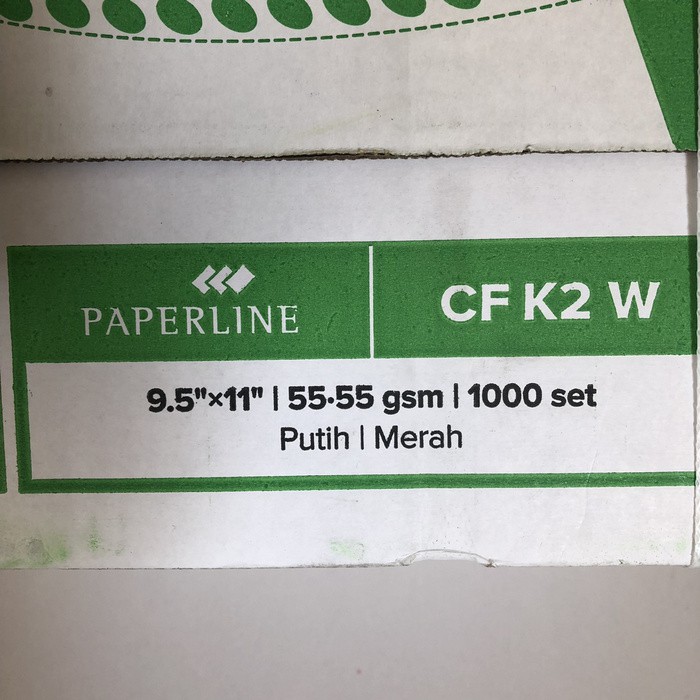 Kertas Computer CF 2 Ply NCR FULL 9.5x11 Inch 2000 Lembar (PM) PAPERLINE