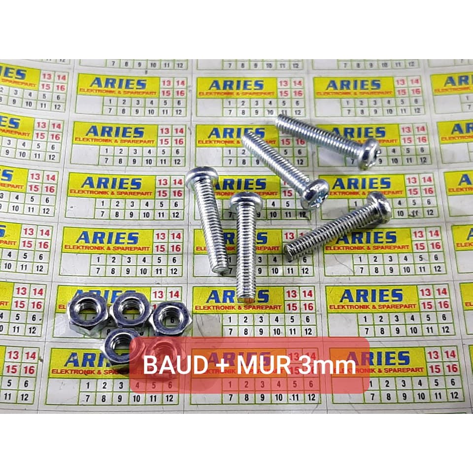 BAUD PLUS MUR 3MM BUAT BAUD SANKEN BAUT TRANSISTOR