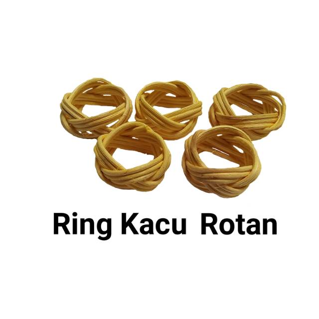 Ring kacu rotan ring hasduk rotan asesories pramuka