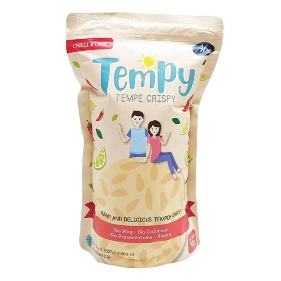 TEMPY TEMPE CRISPY CHILLI &amp; LIME 70GR