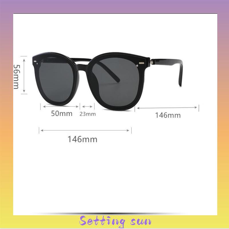 Korean Fashion BLACK PETER Vintage Mata Kucing Wanita Kacamata Hitam Sunglasses TN