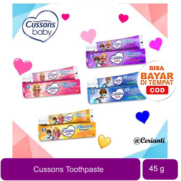 Cussons Kids Toothpaste Cussons Odol Unicorn Fruity Berries | Unicorn Strawberry Smoothie | Hot Wheels | Fresh Apple | Sparkling_Cerianti