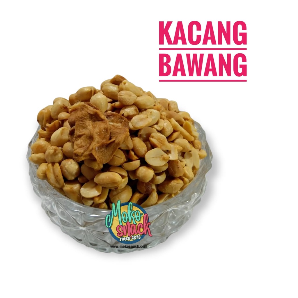 

Snack Cemilan Kacang Bawang 250 gr