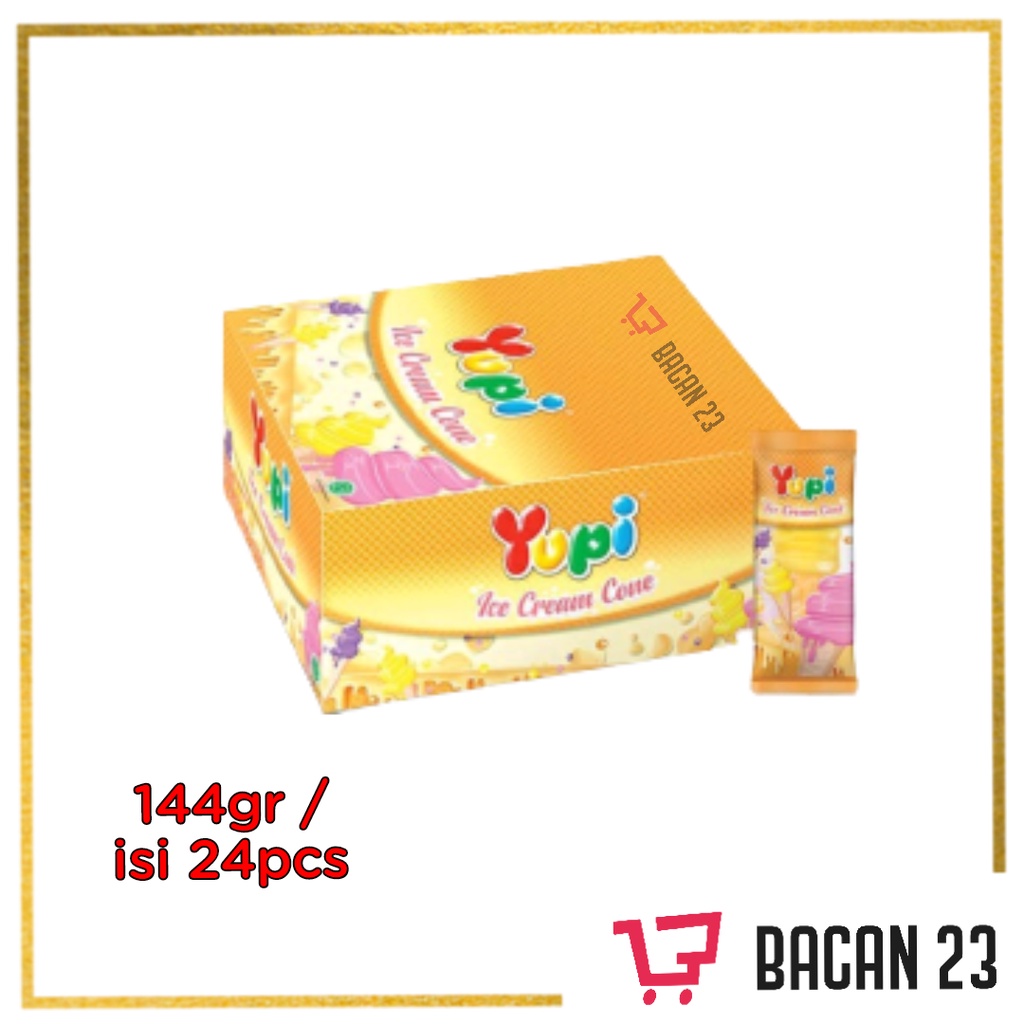 

Yupi Ice Cream Cone ( 144 gr ) / Permen Jeli / Yuppi Ice Ceam