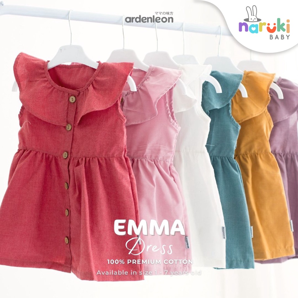 Ardenleon Emma Dress Girl Arden Leon Gaun Anak Perempuan