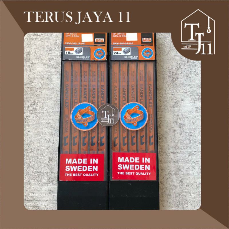 Mata Gergaji Besi SANDFLEX per box isi 100 ukuran 18&amp;24