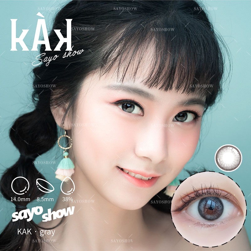 SAYOSHOW - Softlens KAK Normal, Minus 1.00 S/D 8.00 (14 mm)