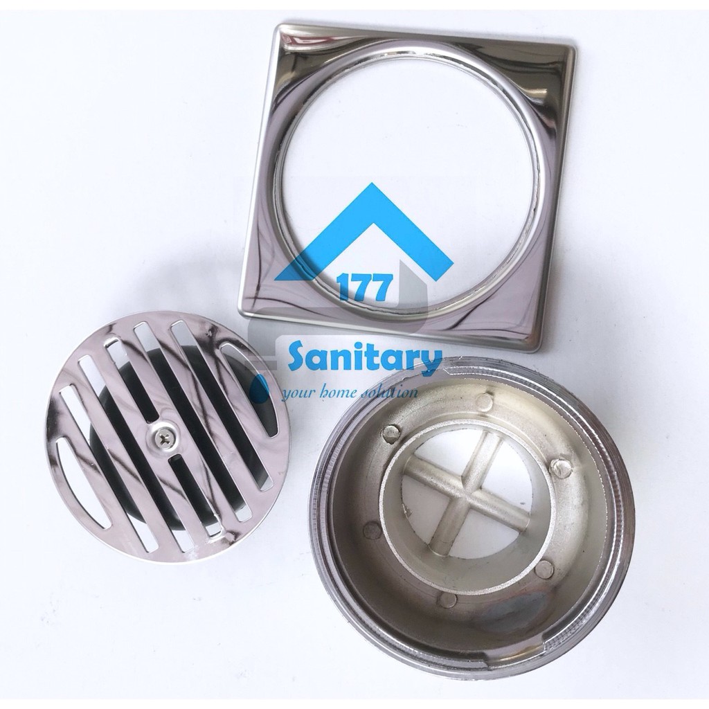 Saringan got stainless murah tot- floor drain 11.5 cm drainer strainer saringan pembuangan air kamar mandi stainles sanitary177 /D24