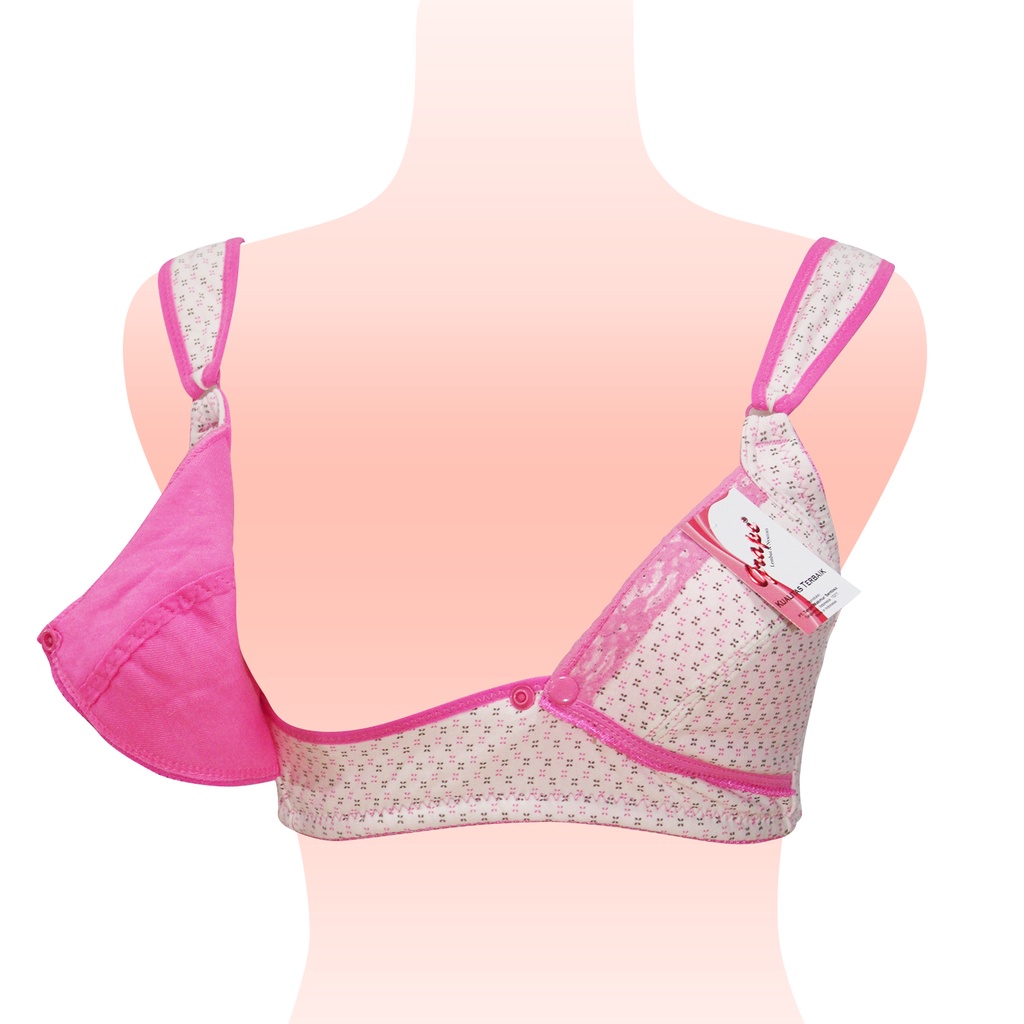 Grape - Bh Bra Menyusui Maternity Ibu Hamil Bahan Katun Grape Mbm 0177