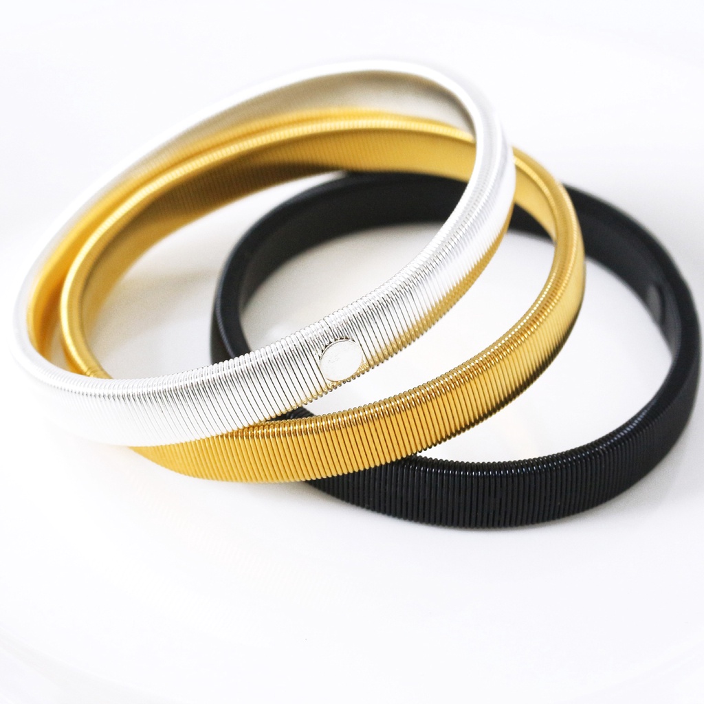 Hu Hu Hu Hu Hu Alat Bantu Pasang Kacamata♡ Gelang Lengan Elastis Anti Slip Bahan Metal Untuk Pria