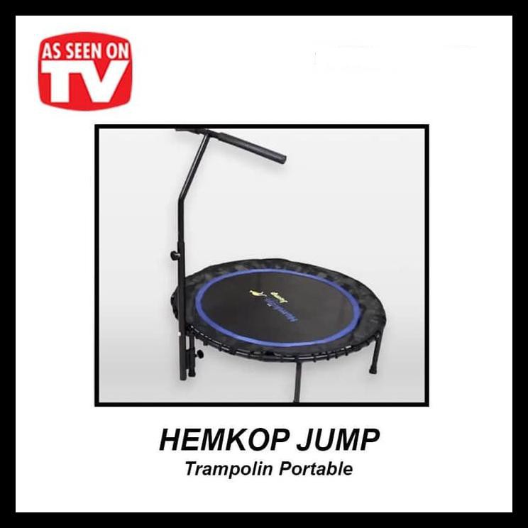 {BISA COD} GOJEK/GRAB Hemkop Jump Alat Fitness Trampolin Portabel Original Termurah Terlaris
