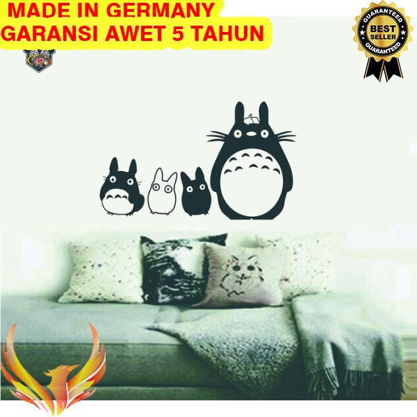 TERMURAH Stiker Unik Dinding Rumah Kaca Totoro Wall Sticker Cutting Totoro Phoenix Star