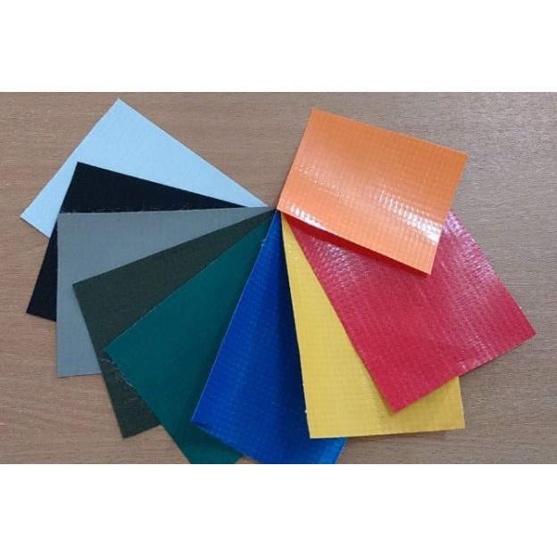 Jual TERPAL SEMI KARET PVC KOREA DIAMONDS 500gsm CUSTOM LEMBARAN PER