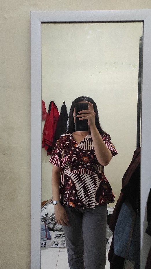 Atasan - Blouse Batik Wanita 628 Aa