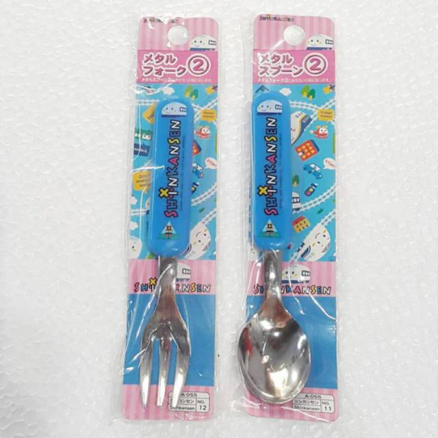 Set Sendok Garpu Anak Cowok Sanrio Shinkansen