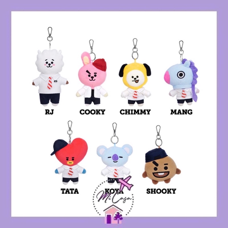 PO BT21 AFTER SCHOOL KEYRING DOLL