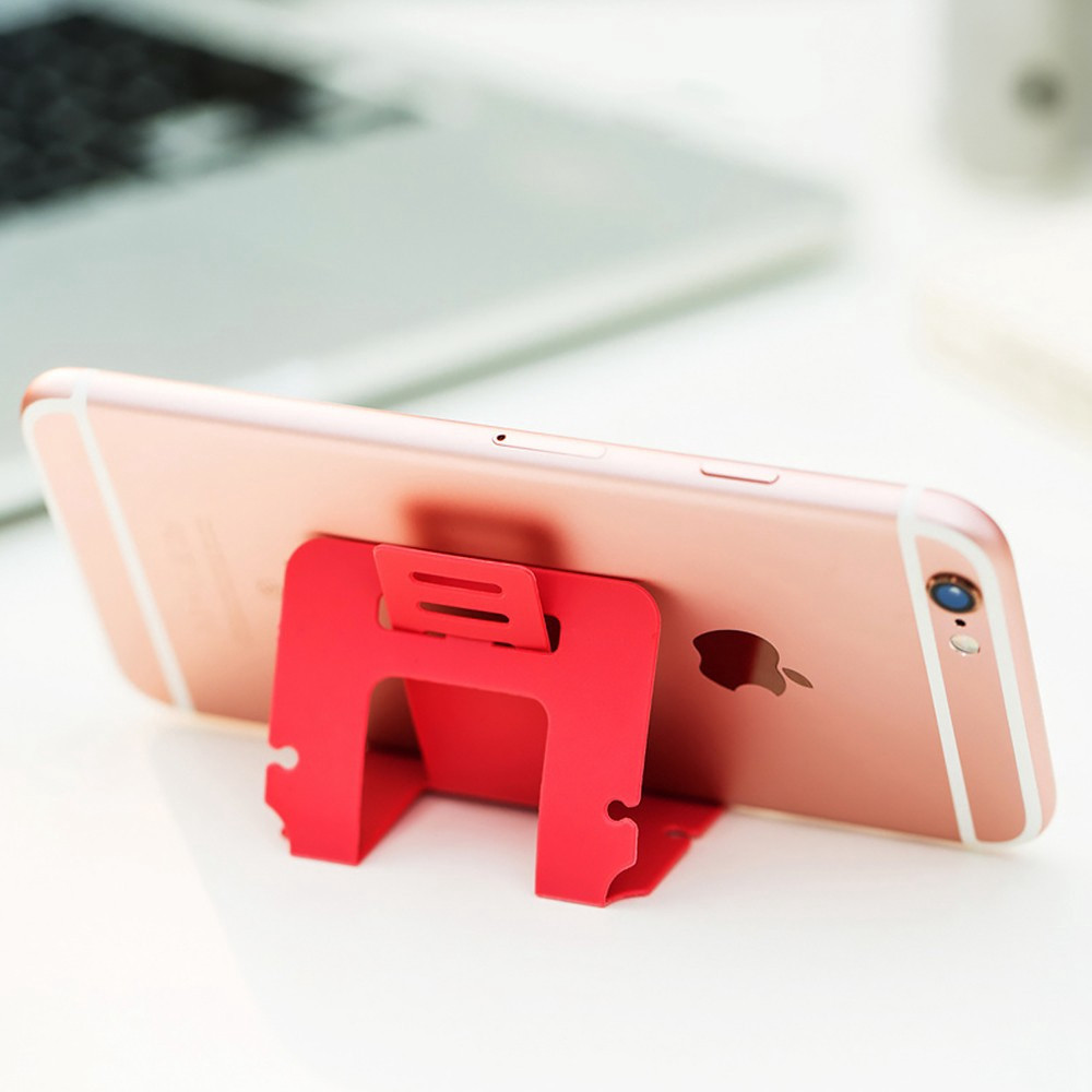 【TERSEDIA &amp; COD】Portable Folding Mobile Phone Holder Mini Card Phone Holder Stand Bottle Opener Tool