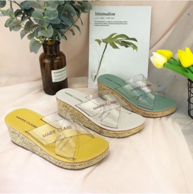 Sepatu wanita import premium quality Wedges s501