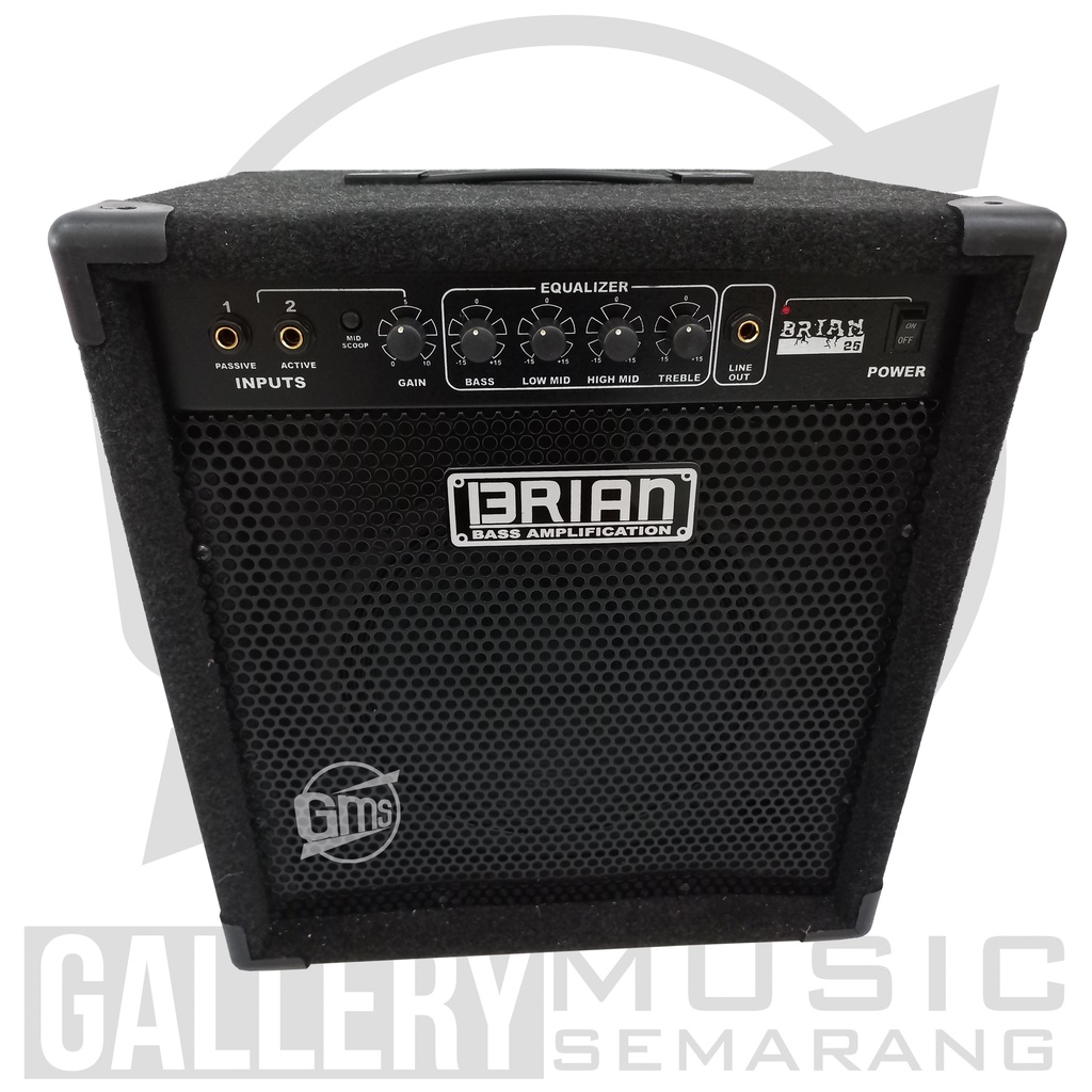 Ampli Bass Amply Gitar dan Bass Amplifier Brian 10&quot; inch