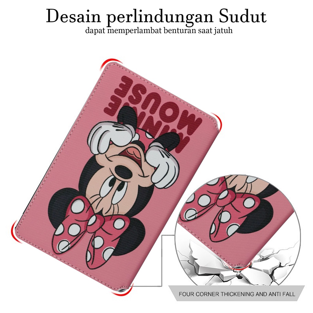 Casing Samsung Galaxy T295 | P205 | S6 Lite P610/ P615 Sarung Jelly Motif Karakter Flip Cover