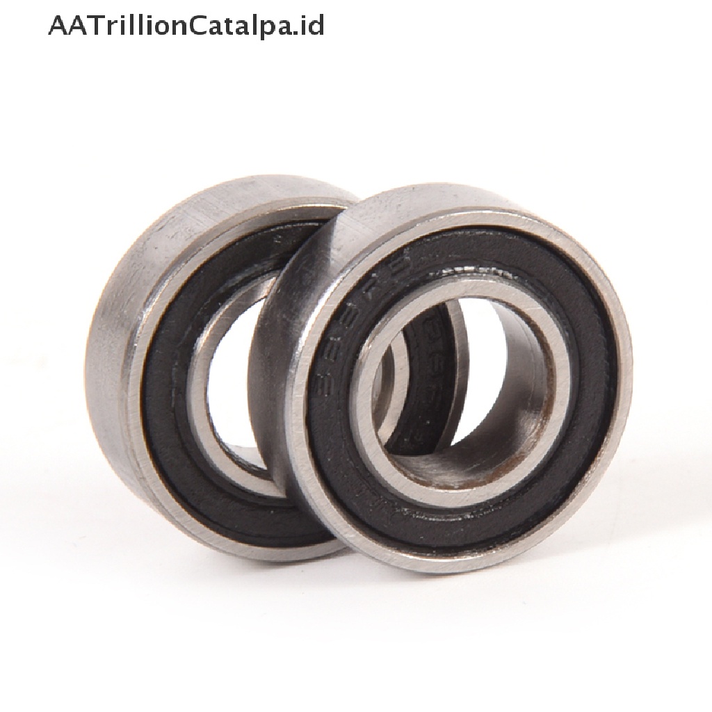 Aatrillioncatalpa 10PCS 688-2RS 688 RS Bola Bearing Karet Ukuran 8x16 X 5mm